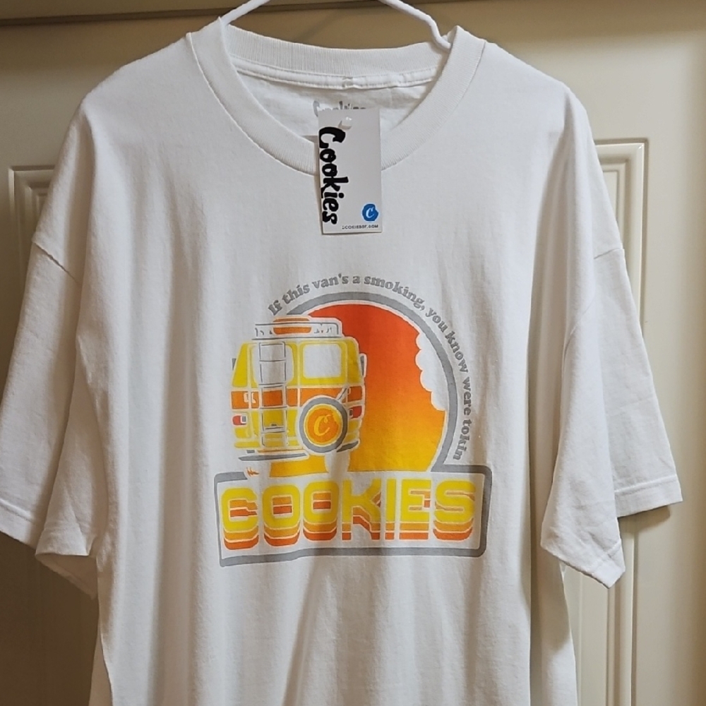 Cookies White Graphic T-Shirt